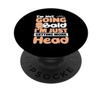 Persona calva Non sto diventando calvo Sto solo ottenendo più testa PopSockets PopGrip Adesivo