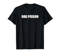 Persona Cane Maglietta, Uomo, Nero, 5XL