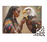 Persona e Aquila Puzzle 1000 Pezzi per Adulti 52x38cm/1000pcs