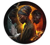 Personaggi africani|Colomba della Pace| Puzzle Divertenti Per Tutta La Famiglia 1000pcs (67.5x67.5cm) Adulti