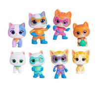 Just Play Personaggi da collezione SuperKitties Disney Junior, giocattoli per bambini dai 3 anni