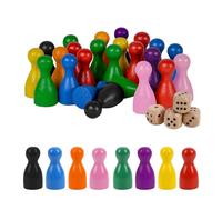personaggi da gioco per giochi da tavolo, Dadi 16mm Dadi da Gioco 6 Facce per Giochi da Tavolo, per giochi da tavolo, per bambole in legno, set da tavolo adatto per ragazzi e ragazze