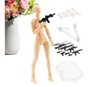Personaggi d'azione mobili - Modello mobile stop motion per progetti artistici e fotografia | Piccola figura regolabile per la decorazione della casa, display creativo per artisti, action figure