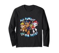 Personaggi del Gruppo Paw Patrol all Paws On Deck Maglia a Manica