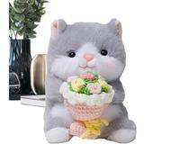 Personaggi di peluche - Dolce bouquet di giocattoli, morbida statua, stile d'amore incantevole | Regalo di San per partner, coniuge, adolescenti, mamme, spose, eventi, raccolta di cuori