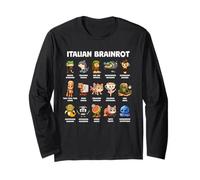 Personaggi meme Brainrot italiani carini per bambini uomini donne Maglia a Manica