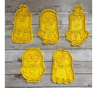 Personaggi Minions - Formine - Cookies Cutter - Taglia biscotti - 8cm