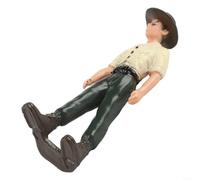 Personaggi modellini Bauer Schäfer, figure in PVC dipinte a mano per impianti ferroviari modellini Ho, adatte per scene agricole e villaggi (ZQ377)