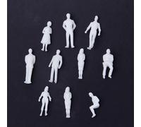 Personaggi Personaggi Modello Treni Architettura Modello In Scala 1:75 Personaggi Bianco Miniatura Modello Di Architettura Umana(50Pcs)