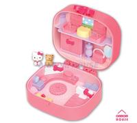Personaggi Sanrio HELLO KITTY Cosa c'è nella mia tasca con 2 figure giocattol...