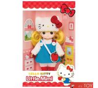 Personaggi Sanrio x Little Mimi HELLO KITTY bambola figura rossa giocattolo c...