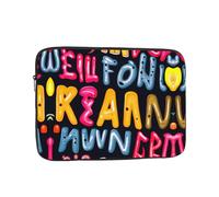 Personaggi variopinti che stampano 12" accessorio essenziale della cassa del computer portatile per il pendolarismo e l'uso dell'ufficio