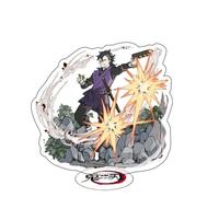Personaggio Acrilico Stand Figure Anime Piastre in piedi Decorazioni da tavolo, Ornamenti da scrivania, Decorazione per casa e auto (Shinazugawa Genya)