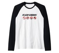 Personaggio dei Fumetti retrò di Flash Gordon Red Heads Maglia con Maniche Raglan