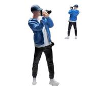 Personaggio di un fotografo, modello di personaggio fotografico, miniatura giocattolo su 1/64, da collezione Diorama Street Celebrità modelli per donne, case