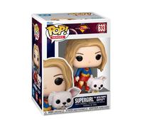 PERSONAGGIO IN VINILE POP SUPERGIRL CON PUPPY KRYPTO - GADGET UFFICIALE FUNKO
