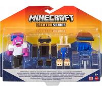 Minecraft - Serie Creator Expansion Pack, giocattolo di costruzioni da collezione, personaggio da 8,3 cm con accessori, Giocattolo e regalo per Bambini 6+ Anni, HJG81