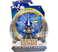 Jakks Pacific Sonic the Hedgehog - Statuetta in metallo con bacchetta elettrica, 10 cm
