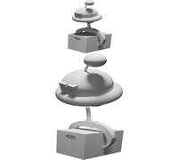 Personaggio Part Time UFO Gioco Nintendo Switch Modello Figura Stampato 3D