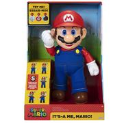 SUPER MARIO It's -un Me, Mario Parlare 30.5cm Figura 30+ Frasi E Suoni