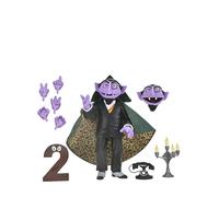Personaggio Ultimate Count von Count Sesame Street Figure NECA 86216