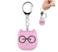 Personal Alarm For Women & Kids | 130dB+, USB Rechargeable, 60mAh | High Decibel Safety Device With 40 Minute Alarm | ABS, 4.7x4.3x2.3cm, 6 Hour Light