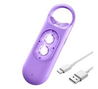 Personal Alarm - Portable Security Siren | 130dB Rechargeable Alarm with Strobe Light, Compact Self-Defense Device for Outdoor, Night, College, Travel and Emergenc