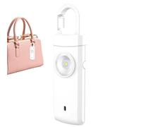 Personal Alarm Siren, Type C Rechargeable Safety Device, with Led Security Tool Protection Accessory Portable Alarm for Outdoor Commuting Walking Hotels Travel Camping College
