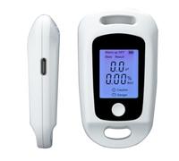 Personal Breathalyzer is digitally displaying the alcohol concentration res