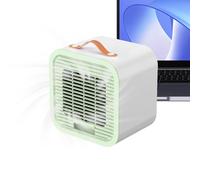 Personal Cooling Fan, Portable Air Conditioner, Rechargeable Mini Cooler, 15.5x13x16cm, 3-Speed Adjustable Breeze, Compact Climate Solution, for Summer, Travel, Camping, Dorm, Home Use Optimal Comfort