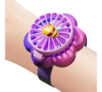 Personal Cooling Fan | Rechargeable Flower Watch With Lights | Portable Cut