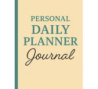Personal Daily Planner Journal - 120 Pages for Productivity, Goal Tracking, Meal Planning & Notes | Undated, Compact & Portable