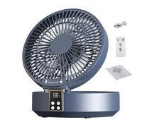 Personal Desk Fan - Ultra Quiet Table Fan, Remote Control, Adjustable Three Speed Airflow With Statable Base | Homes Office Study Cooling Solution For Daily Use