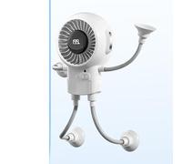 Personal Desktop Desk Fan - 3-Speed Quiet Blower | Portable Rechargea