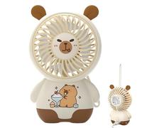 Personal Fan - ABS USB Rechargeable Mini Cooling Device, Handheld Portable Air Cooler | Quiet Desktop Breeze Machine, Animal Design Travel Companion For Office Beach Car Commuting Use