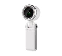 Personal Fan - Smart LED Screen Power Bank Blower, Foldable Handheld Cooler