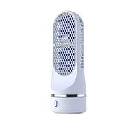 Personal Fans Portable Mini Fan Rechargeable USB Fan with 3-Stage Air Volume Adjustment Quiet Double Spiral Fan Blade Design for Home Office Travel (Color : White)