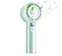 Personal Handheld F́Añ - Battery Powered Mini F̀Añ, Speed Digital Display, Portable reliable Çooling Tool | Travel Air Cooler for Camping, Hiking, Outdoor Use, Desk, Home,Small F̃an