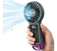 Personal Portable Blower LED Lamp Compact Summer Air Circulator Fan