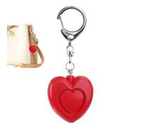 Personal Safety Alarm - 1.85 Inches 125dB Heart-Shaped Protection Device for Women, Girls, Kids, and Elderly with LED Light, Security Keychain for Walking Alone, and Evening Safety