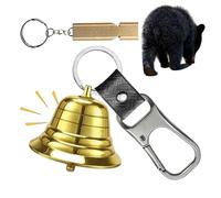 Personal Safety Alarm - High Decibel Warning Tool, Bear Whistle, Compact Signaling Device, Animal Area Security, Outdoor Hiking Gear, Communication, Small Keychain Size