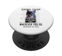 Personal Stalker Cane Bouledogue Francese I Will Follow You PopSockets PopGrip Adesivo