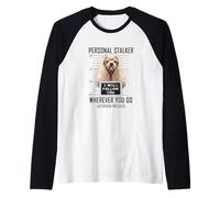Personal Stalker Cane Cocker Spaniel I Will Follow You Maglia con Maniche Raglan