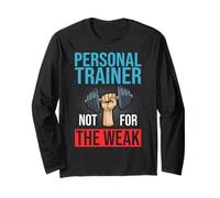 Personal Trainer Esercizio Professionale Fitness Training Maglia a Manica