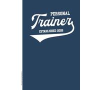 Personal Trainer Notizbuch: Buch A5 liniert für Notizen mit kleinem Übersichtskalender Geschenk für Fitnesstrainer Personaltrainer und Fitness Coach nach Trainer Ausbildung Glückwunsch zur Lizenz