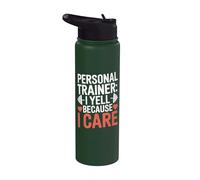 Personal trainer: urlo perché mi interessa Stainless Steel Insulated Water Bottle