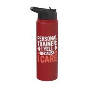 Personal trainer: urlo perché mi interessa Stainless Steel Insulated Water Bottle