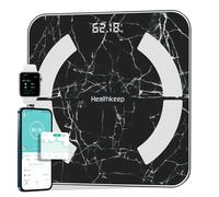 Personal Weighing Scales, Healthkeep Balance Bluetooth Impedenzometer High Nero