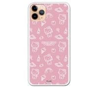Personalaizer Cover per iPhone 11 Pro Max - Hello Kitty patron sobre rosa