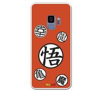 Personalaizer Cover per Samsung Galaxy S9 - Dragon Ball Z Simboli